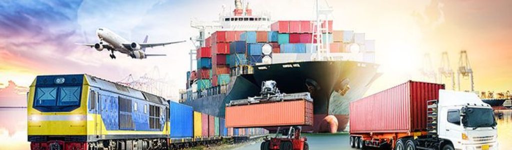 Global business logistics import export background and container cargo freight ship transport concept
